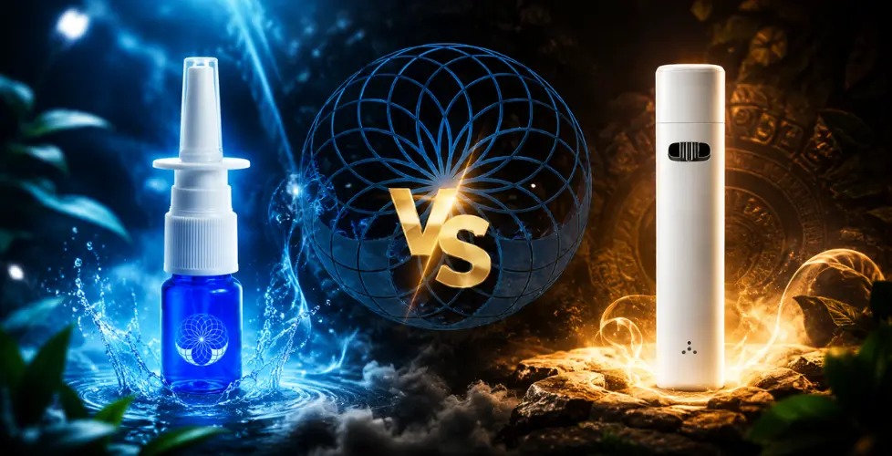 NN-DMT vs 5-MeO-DMT vapes Toronto comparison - Visual differences, effects, dosing and safety profiles for both DMT compounds from premium vendors