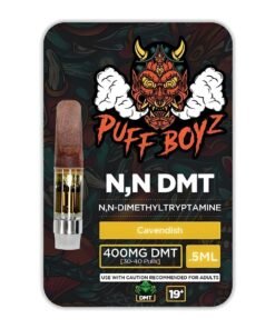 Purchase DMT vape cart Toronto Puff Boyz NN DMT 0.5ML Cartridge 400MG Cavendish flavor for Toronto delivery