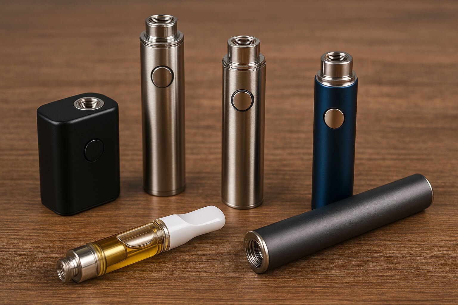 A side-by-side comparison of NN DMT and Puff Boys vape cartridges, illustrating how to choose between NN DMT and Puff Boys vapes in Toronto.