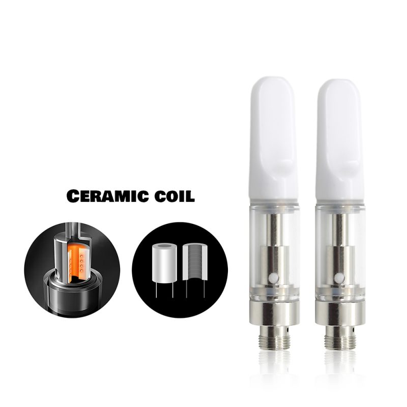 Ceramic coil DMT cartridges Toronto - Premium vape hardware showing ceramic heating elements for pure vapor, consistent dosing and superior flavor preservation