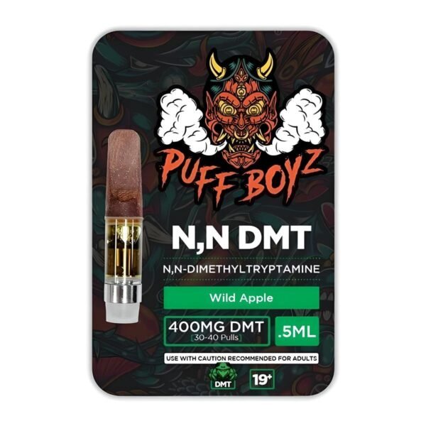 Where to Purchase Puff Boyz NN DMT .5ML (400MG) Cartridge Wild Apple - Purchase Online in Toronto Canada